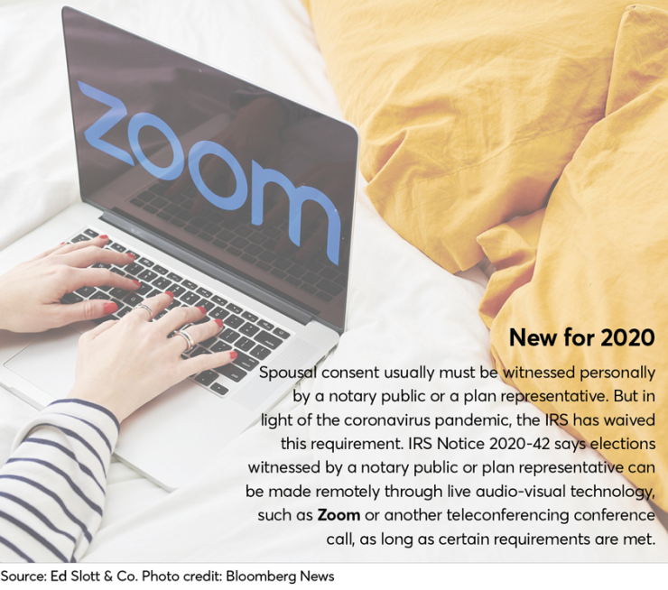 ERISA savings plans-New for 2020-coronavirus-Ed Slott