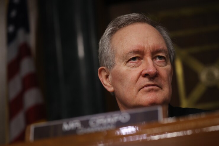 “Confirming the SIGPR nominee and announcing the chair and members of the Congressional Oversight Commission is critical to the setting up and functioning of these important oversight bodies,” said Sen. Mike Crapo, R-Idaho.