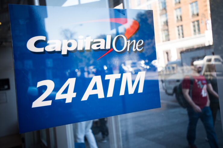 A Capital One Financial Corp. Bank Branch Ahead Of Earnings Figures