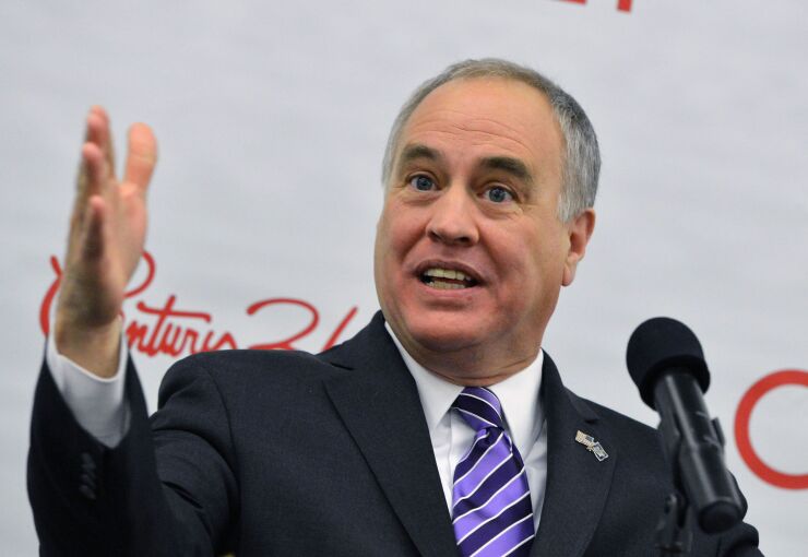 Photo of New York State Comptroller Thomas DiNapoli who released a report on Wall Street profits
