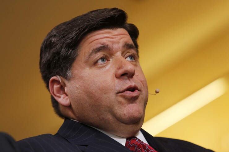 Democrat J.B. Pritzker was sworn in as Illinois governor on Jan. 14, 2019.