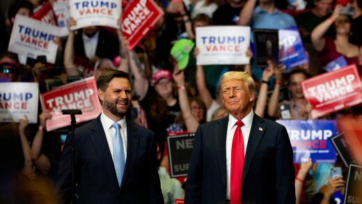Donald Trump And JD Vance Hold Campaign Rally In Michigan