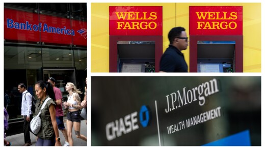 Bank of America - JPMorgan Chase - Wells Fargo