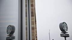 Starbucks sign mirrored
