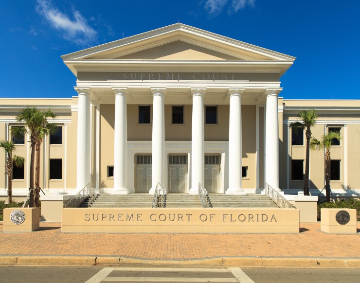 Florida Supreme Court building in Tallahassee