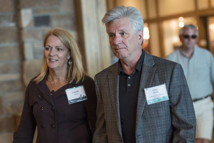 Christopher Waller, director of research for the Federal Reserve Bank of St. Louis. President Trump named him one of his picks for the Federal Reserve Board on July 2, 2019.