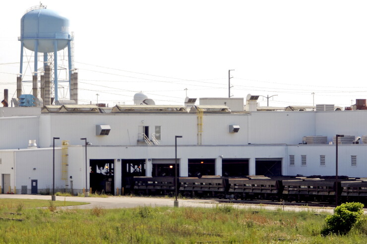 The Stickney Water Reclamation Plant and water tower
