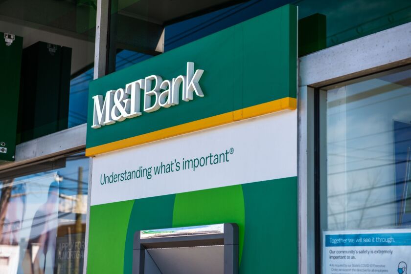 Deposits at M&T Bank have climbed by nearly 30%, to $128.5 billion, over past year.