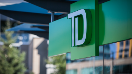 TD Bank signage