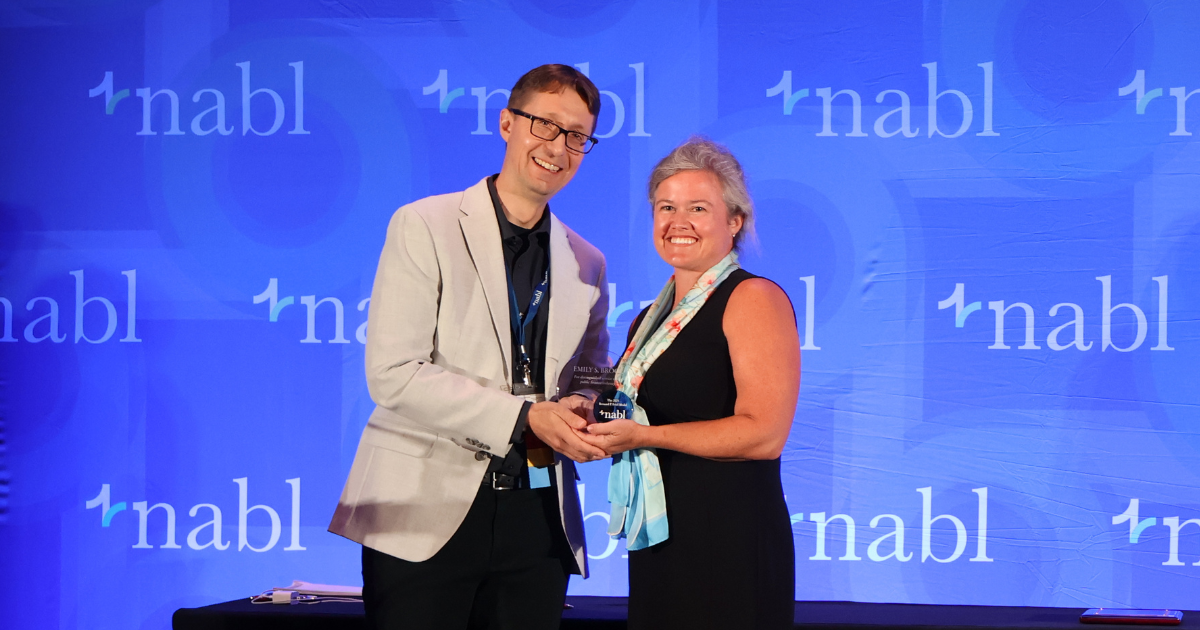 GFOA's Emily Brock awarded NABL's 2025 Bernard P. Friel Medal GFOA's Emily Brock awarded NABL's 2025 Bernard P. Friel Medal