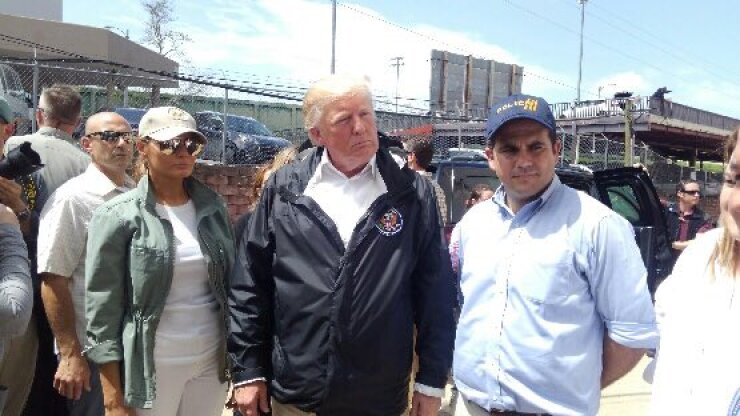 Trump and Rossello after Maria