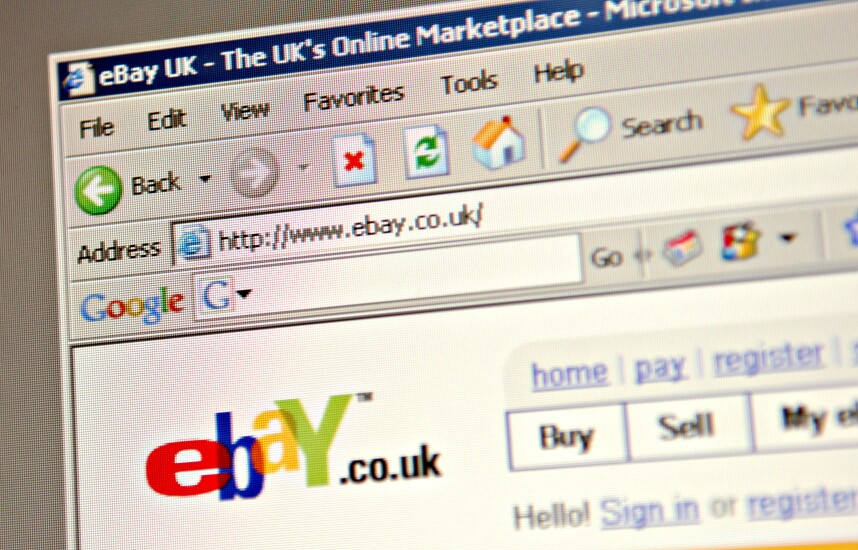 eBay website, 2006