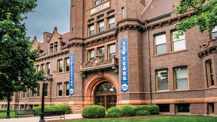 Shilling Hall at Millikin University in Decatur, Illinois