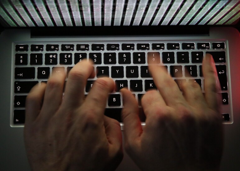 cyber attack keyboard