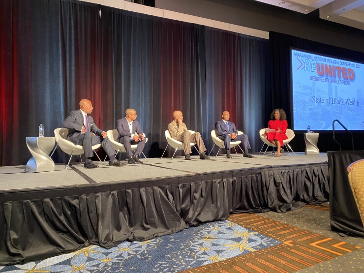 Quad-A Vision conference panel on the racial wealth gap