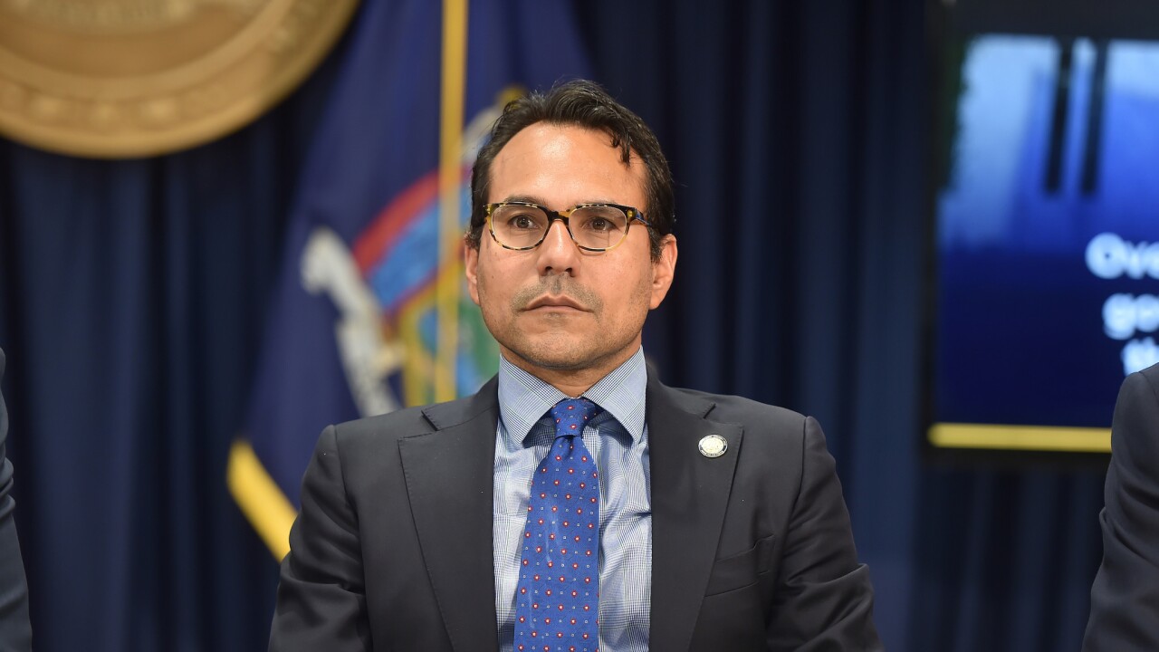 Then-New York State Budget Director Robert Mujica on Oct. 3, 2017