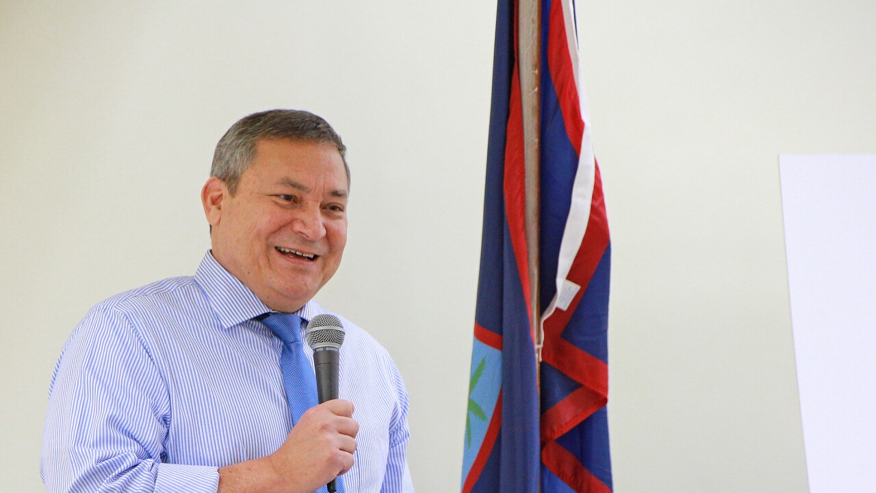 Guam Gov. Eddie Baza Calvo