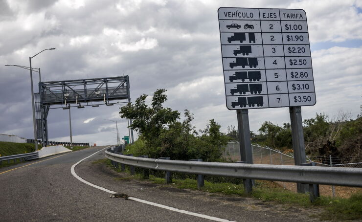 Puerto Rico highway in Hatillo Puerto Rico 2019