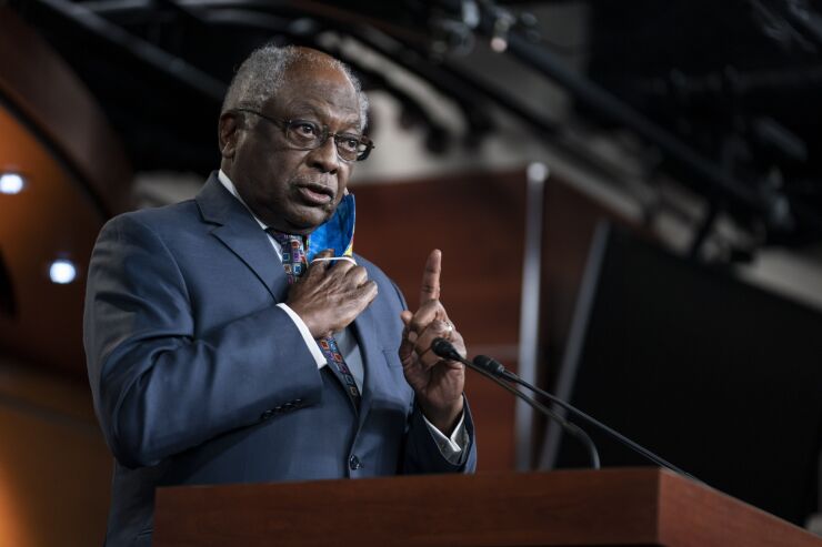 The letters, signed by Reps. Jim Clyburn, D-S.C., and other House Democrats, followed reports that that some large lenders created a two-tiered system for applying for PPP funds.