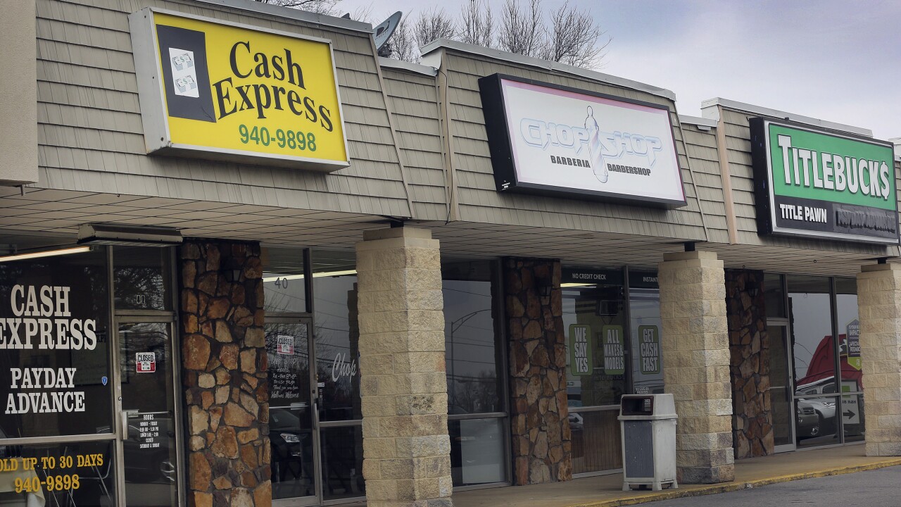 States Hit Payday Loans With Aid From Above as Industry Digs In
