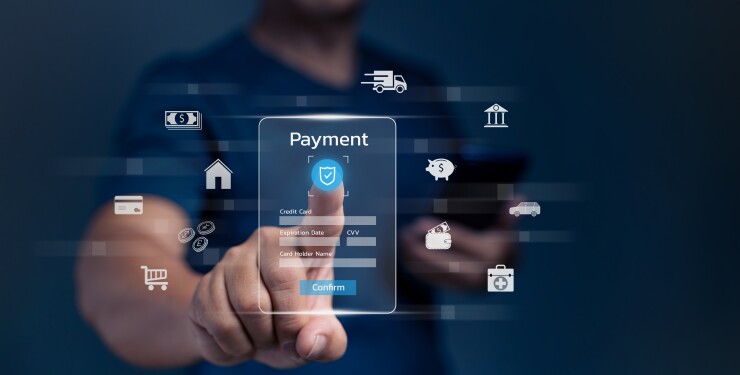Payment technology concept