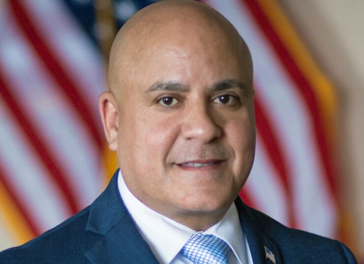 A 2018 photo of Francisco "Frank" Moran, who took office as mayor of Camden, New Jersey, in January 2018.