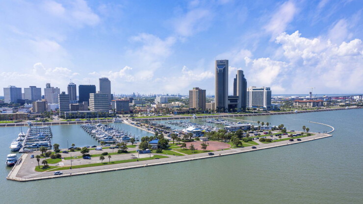 Corpus Christi, Texas, shoreline