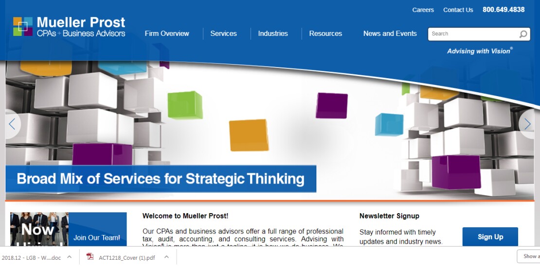 Best Firms 2018 - Mueller Prost