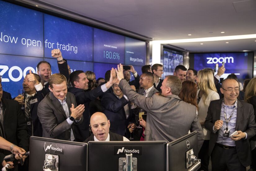 Zoom Video Communications Inc. Debuts Initial Public Offering At Nasdaq MarketSite