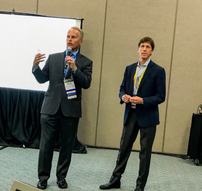 Financial advisor Ward Keever and LPL CEO Dan Arnold