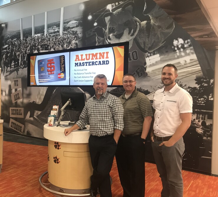 Idaho State University Credit Union management: From left to right, Robert Taylor-President/ CEO; Cory Omanson-Senior Vice President/CFO; and Doug Chambers-Senior Vice President/COO.