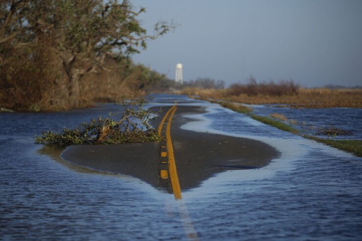 Hurricane Delta Hits Louisiana Area Slammed By Laura
