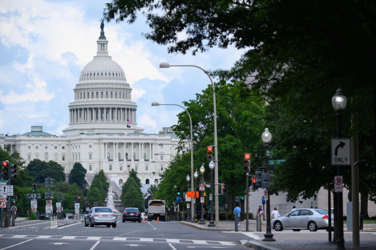 Capitol Hill As Stimulus Talks Are Stuck In $1 Trillion Ditch Over Aid To States