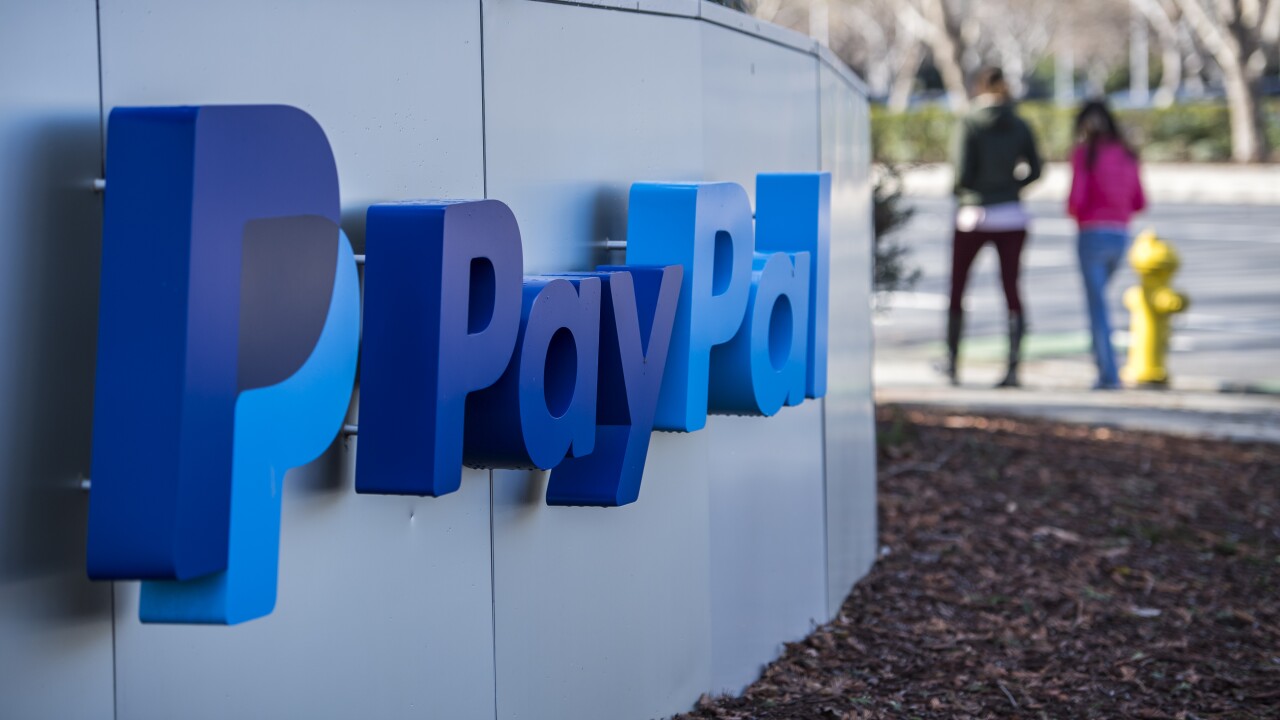 PayPal headquarters signage