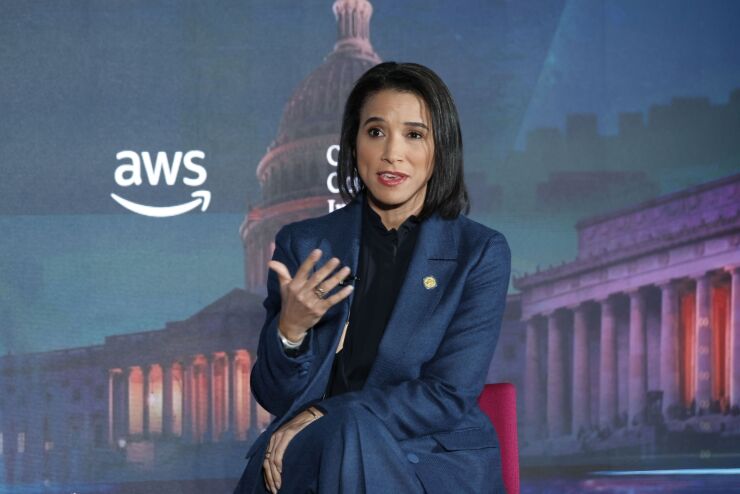 Adrienne Harris, superintendent of the New York State Department of Financial Services, at DC Fintech Week