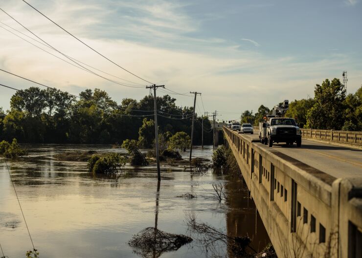 Pearl River in Jackson, Mississippi, flooding