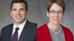 Shelly O’Connor and Andy Saperstein, co-heads of Morgan Stanley Wealth Management