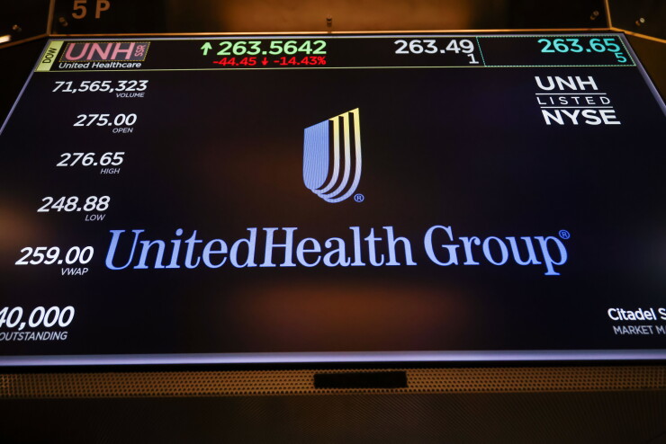 UnitedHealth Group UNH stock market image