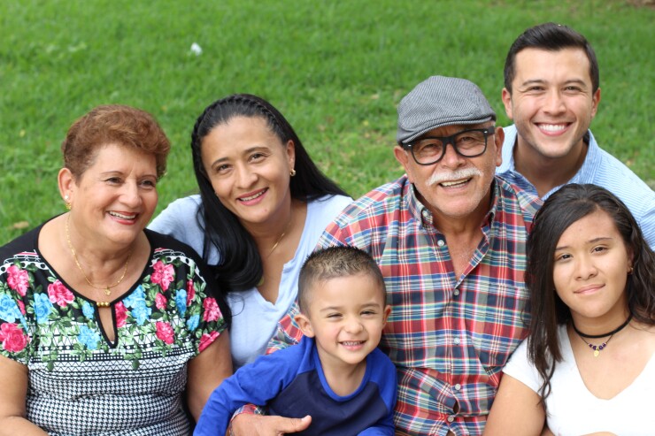 Hispanic and Latino family