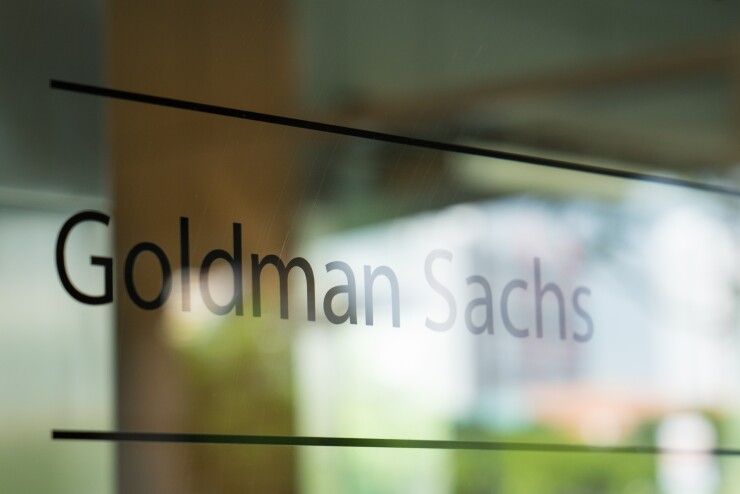 Goldman Sachs signage