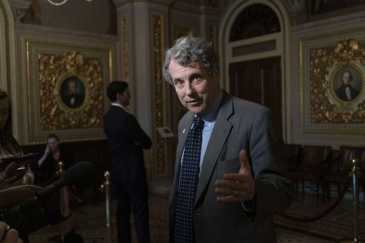 “Housing determines so much in peoples’ lives. It determines closeness to a grocery store. … It determines the school district your children live in,” said Sen. Sherrod Brown, D-Ohio.