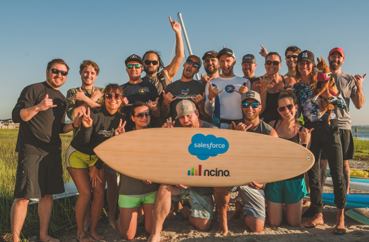 The employees at nCino love, love, love the water.