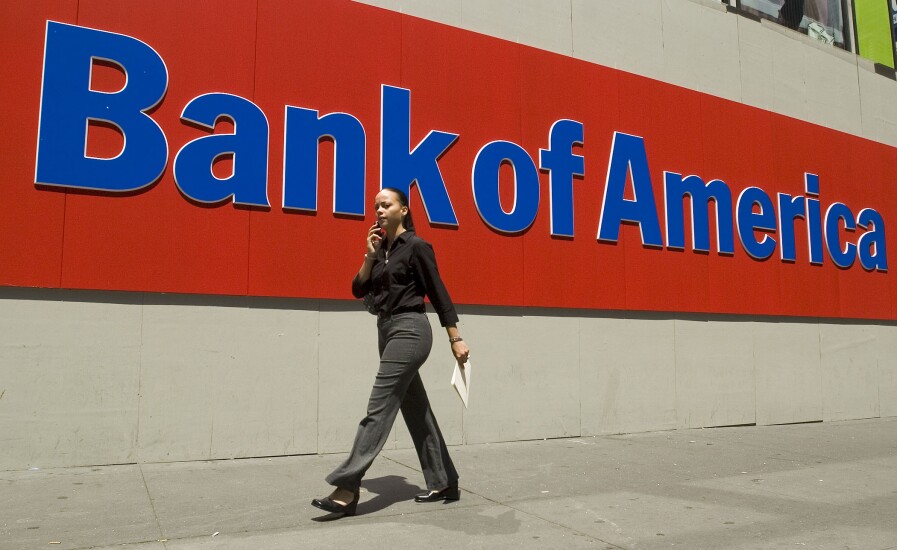 bank of america sign