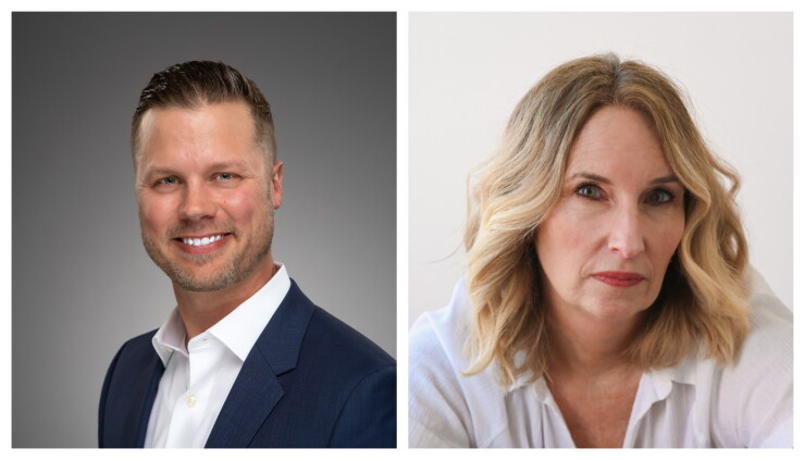 Left: Ed Wallen, CEO of C&R Software. Right: Rochelle Nawrocki-Gorey, CEO and founder of SpringFour