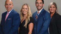 Raymond James team advisors Thomas O’Neill, Jessica O’Neill, CFP®, and Thomas O’Neill Jr., Danielle Takacs (client relationship associate)