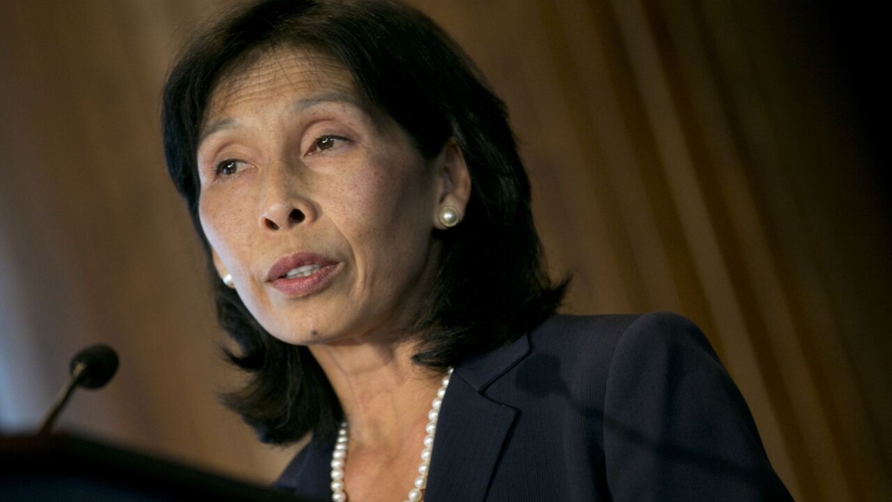 Nellie Liang, then director of financial stability policy and research with the Federal Reserve, speaking in Washington on May 31, 2013.