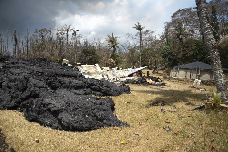 Leilani Estates lava flow