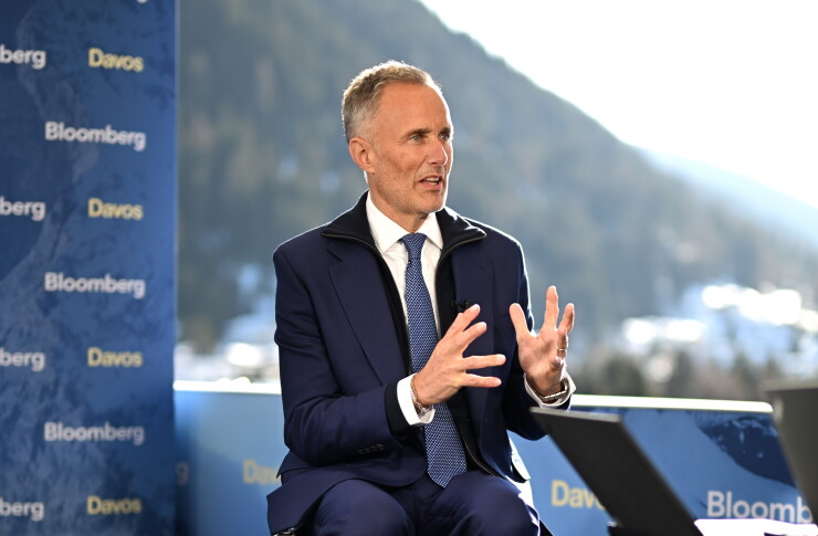 Robin Vince, chief executive officer of the Bank of New York, during an interview.