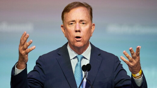 Connecticut Gov. Ned Lamont speaks in West Hartford, Connecticut, on June 16, 2023