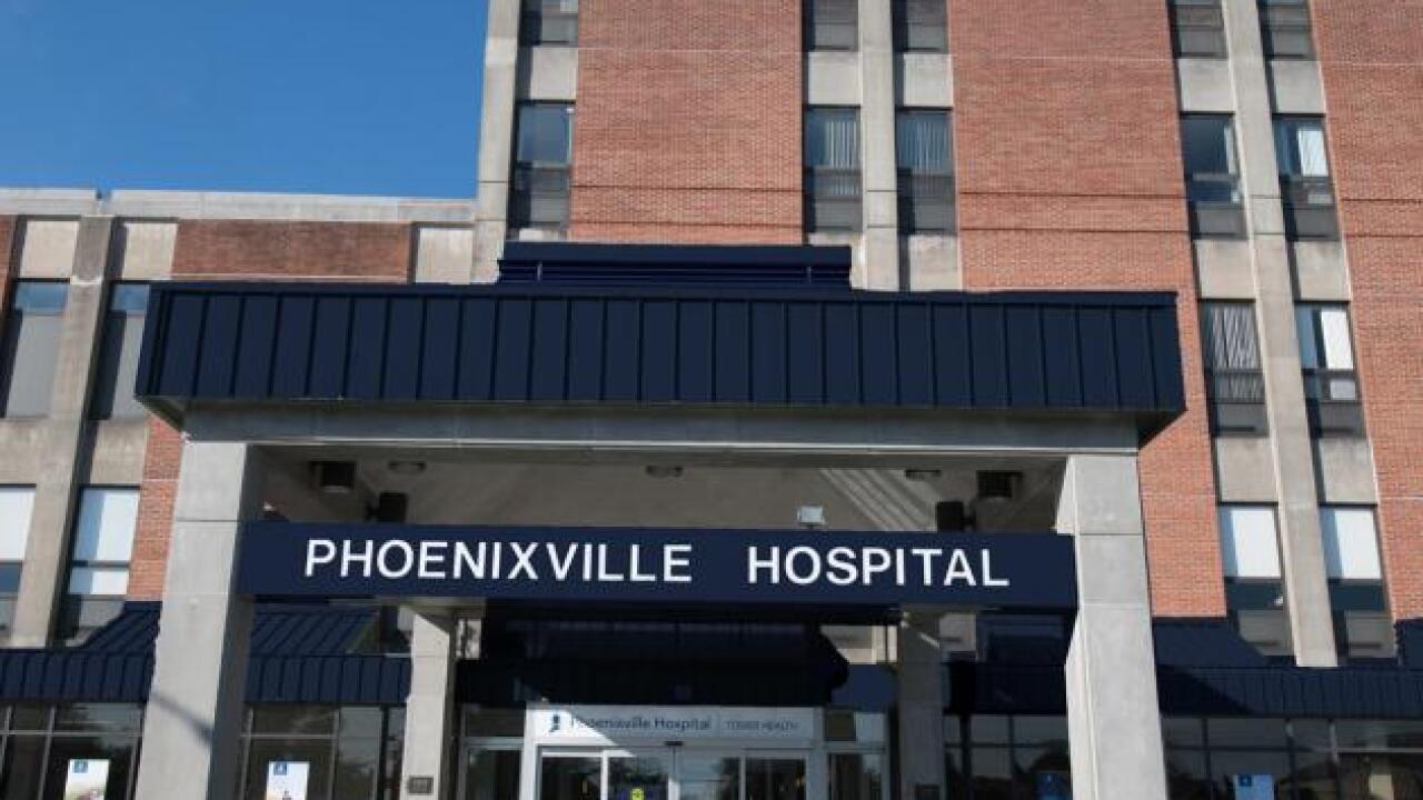 The Phoenixville Hospital entrance